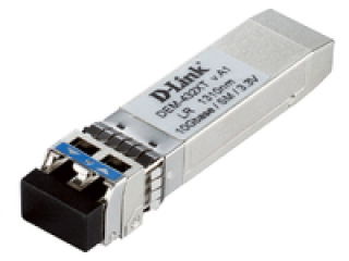 Transceiveur SFP+ 10GBase-LR (10km), connecteur LC.